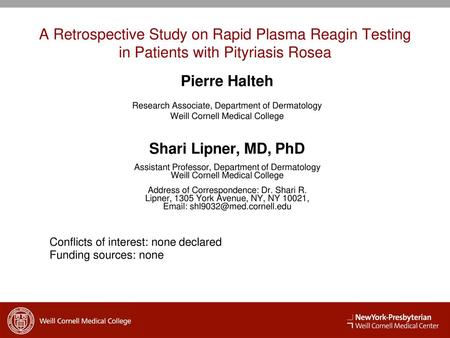 Pierre Halteh Shari Lipner, MD, PhD