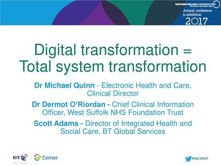 Digital transformation = Total system transformation