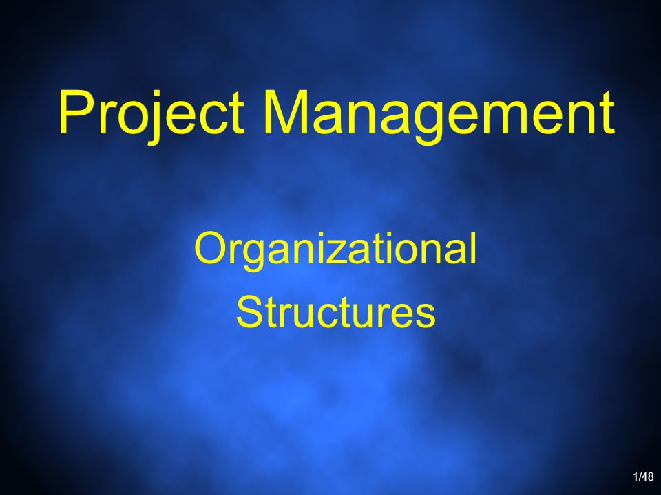 Project Management Organizational Structures. - ppt video online download