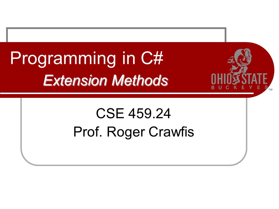 What is the Extension Method in C#?