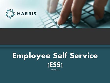Employee Self Service (ESS) Version 2.15.