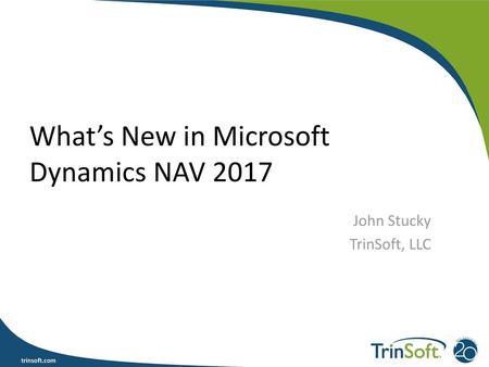 What’s New in Microsoft Dynamics NAV 2017