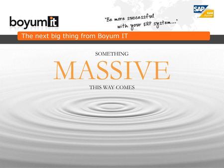 The next big thing from Boyum IT