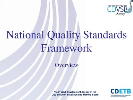 National Quality Standards Framework