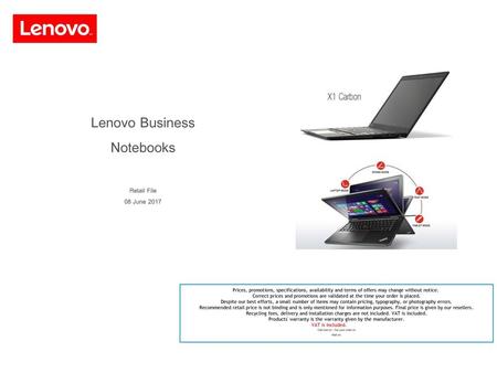 Lenovo Business Notebooks