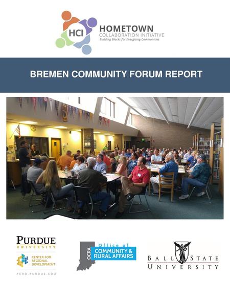 BREMEN COMMUNITY FORUM REPORT