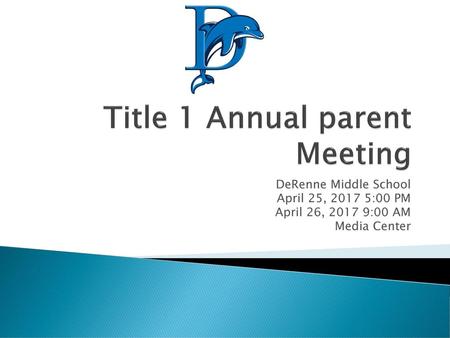 Title 1 Annual parent Meeting