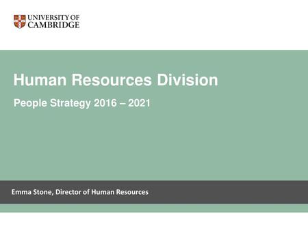 Human Resources division
