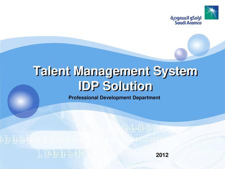 Talent Management System IDP Solution