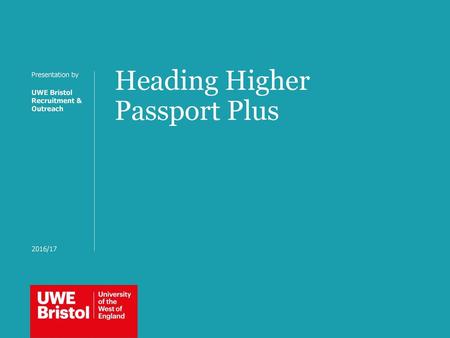 Heading Higher Passport Plus