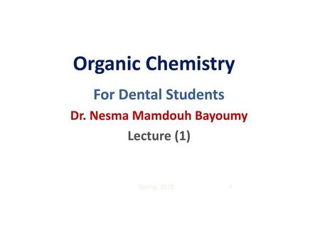Dr. Nesma Mamdouh Bayoumy