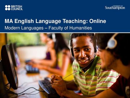 MA English Language Teaching: Online