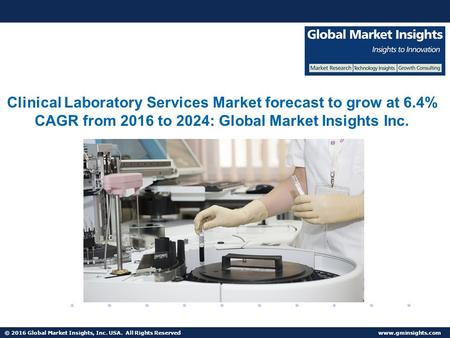 Europe clinical laboratory services market set to exceed $62 bn by 2024