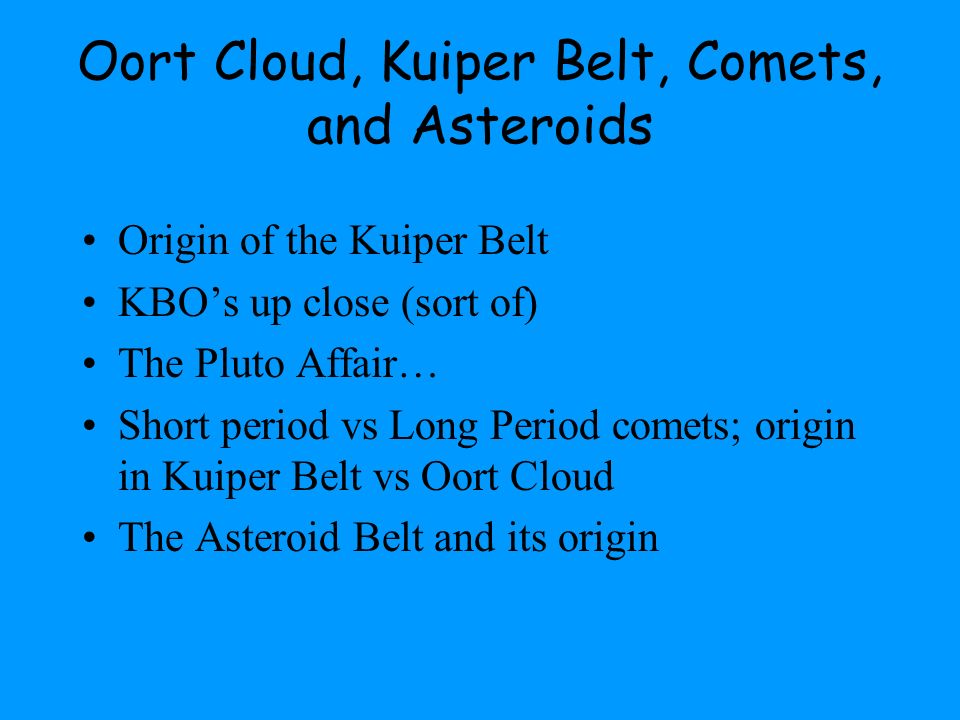 Oort Cloud Diagram Kuiper Belt