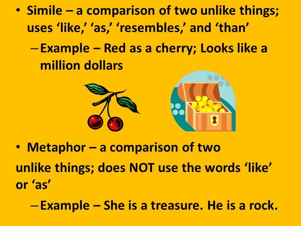 Example – Red as a cherry; like a million dollars - ppt download