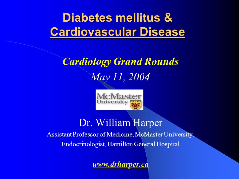 diabetes and heart disease ppt