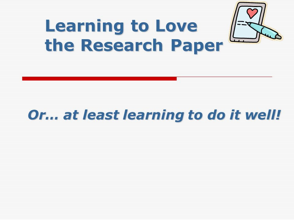 love research paper