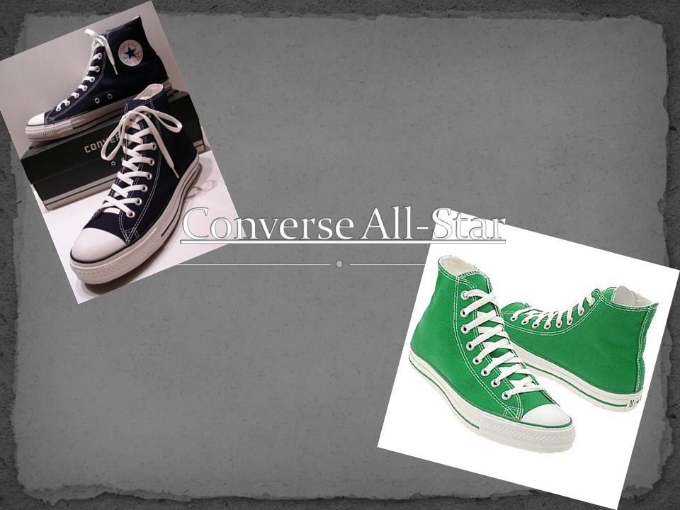 Converse All-Star. - ppt video online download