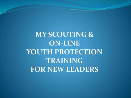 YOUTH PROTECTION TRAINING