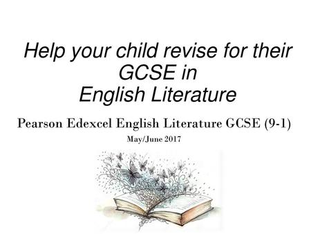Help your child revise for their GCSE in English Literature