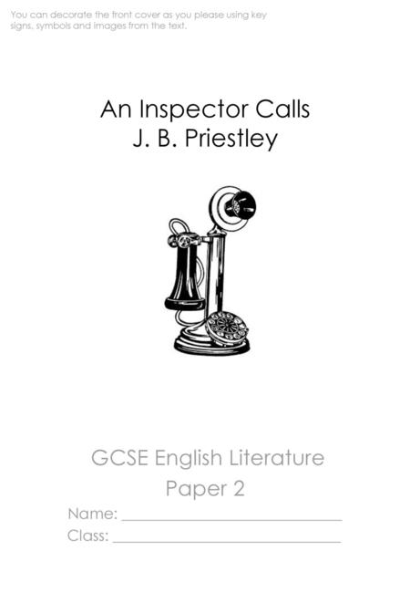 An Inspector Calls J. B. Priestley
