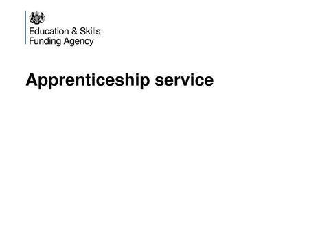 Apprenticeship service