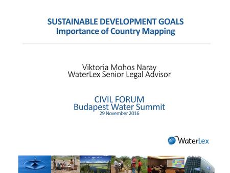 SUSTAINABLE DEVELOPMENT GOALS Importance of Country Mapping