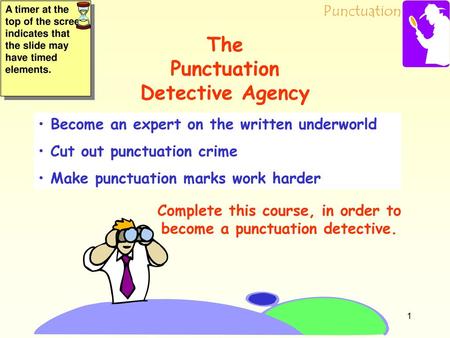 The Punctuation Detective Agency