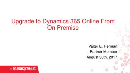 Upgrade to Dynamics 365 Online From On Premise