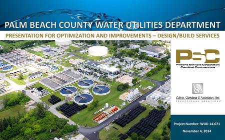 PALM BEACH COUNTY WATER UTILITIES DEPARTMENT