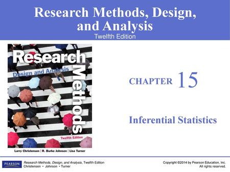 15 Inferential Statistics.