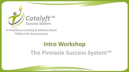 The Pinnacle Success System™