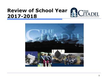 Review of School Year 2017-2018.