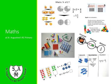 Maths at St. Augustine’s RC Primary.