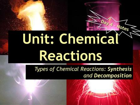 Unit: Chemical Reactions