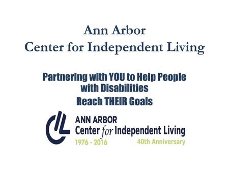 Ann Arbor Center for Independent Living