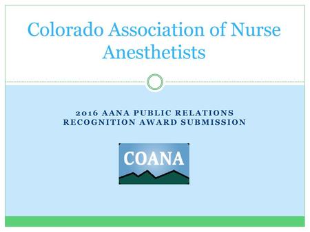 Colorado Association of Nurse Anesthetists