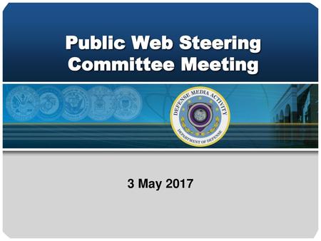 Public Web Steering Committee Meeting