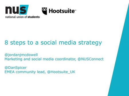 8 steps to a social media strategy