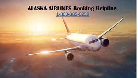 ALASKA AIRLINES Booking Helpline