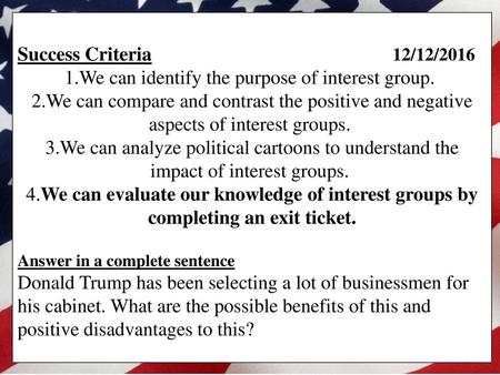 1.We can identify the purpose of interest group.
