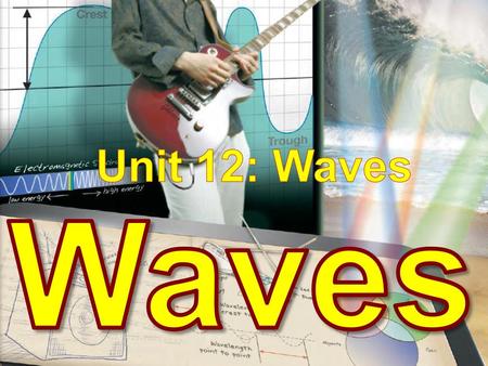 Unit 12: Waves Waves.