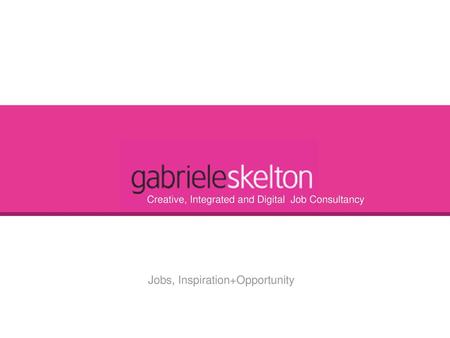 Creative, Integrated and Digital Job Consultancy