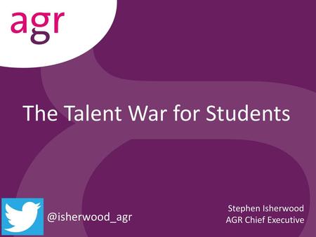 The Talent War for Students
