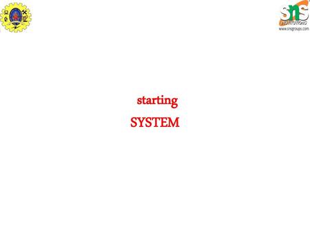 Starting SYSTEM.