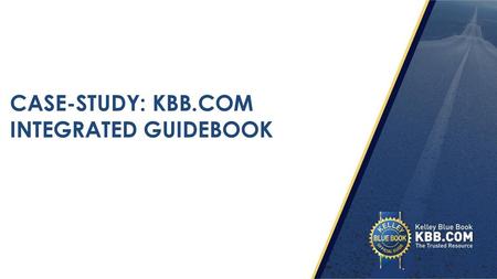 Case-study: Kbb.com integrated guidebook