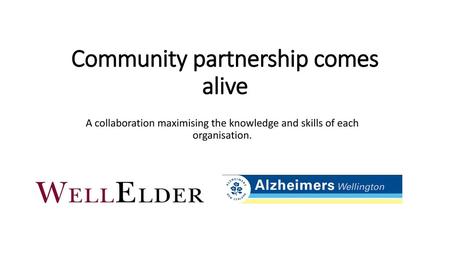 Community partnership comes alive