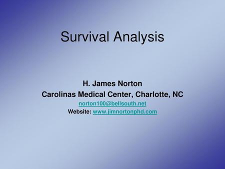 Carolinas Medical Center, Charlotte, NC Website: