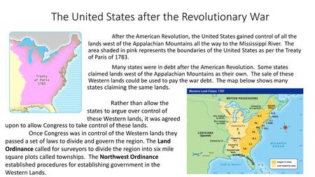 How the Articles of Confederation helped Western Expansion