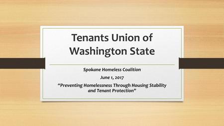Tenants Union of Washington State